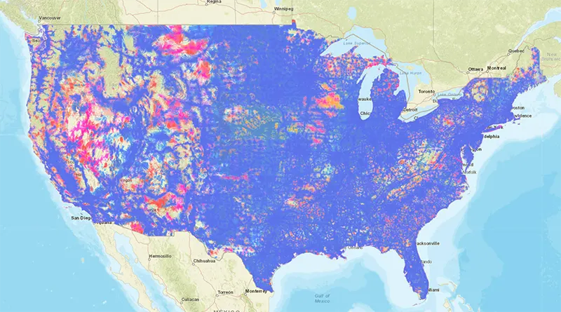 4G network coverage in USA